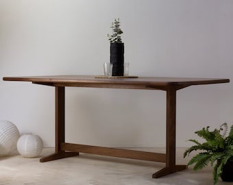 Konk ‖ Refectory Table ‖ Bespoke Sizes Available ‖ Mid Century Modern Dining, Kitchen & Meeting Banquette Table