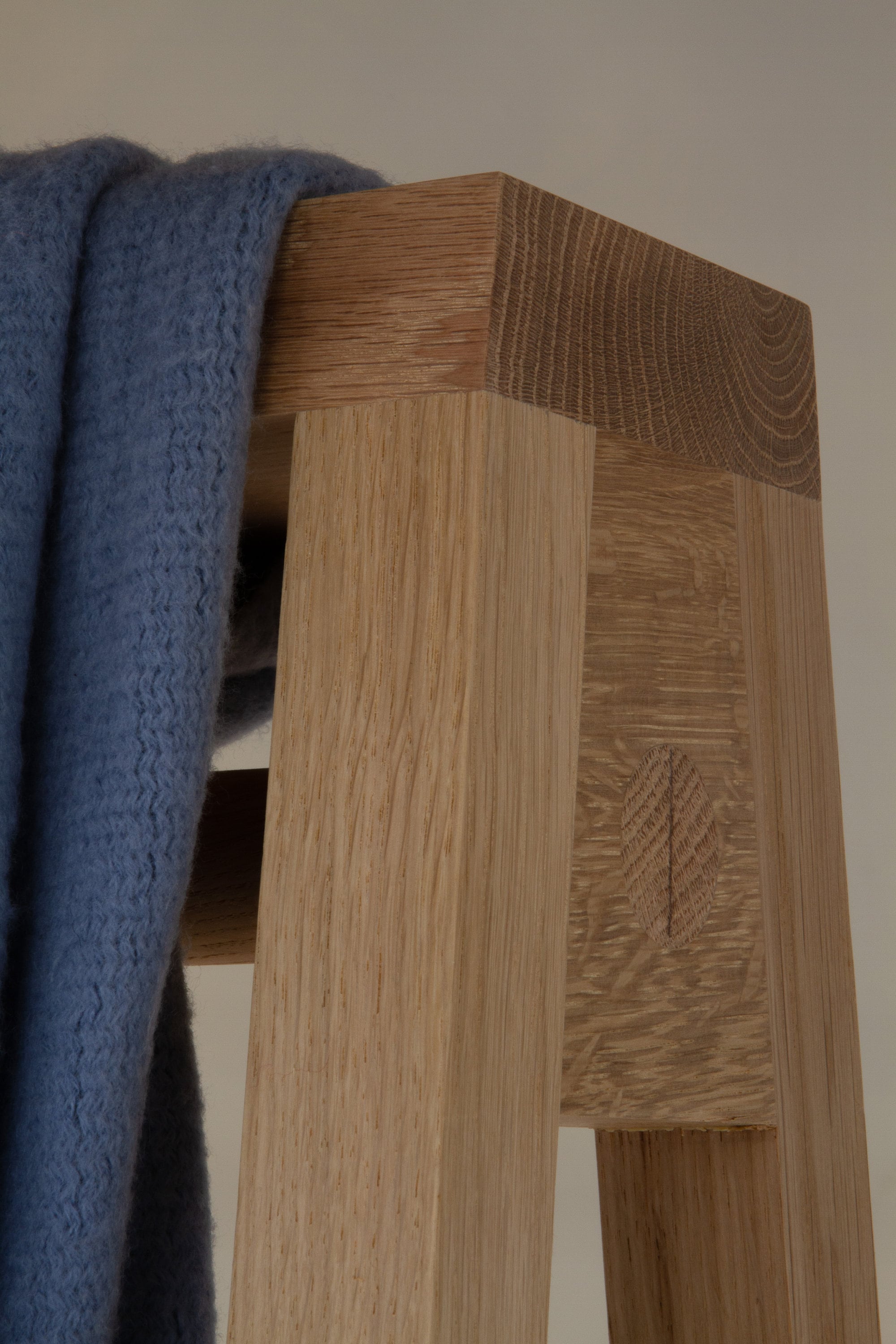 Konk ‖ Simple Clothes Rail [wooden] [oak] ‖ Bespoke Sizes Available ...