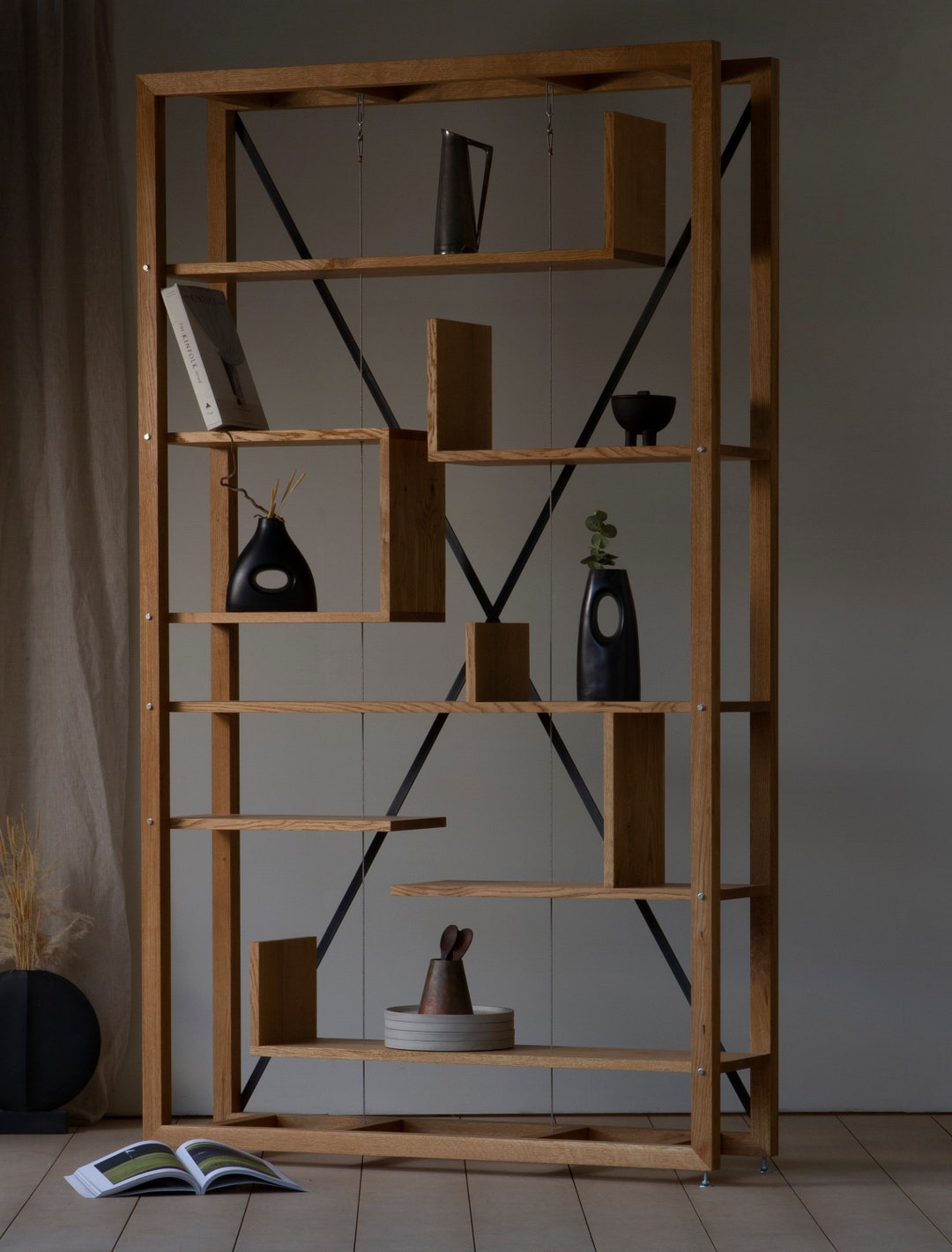 Konk ‖ Float Shelving [wooden] ‖ Bespoke Sizes Available ‖ Industrial ...