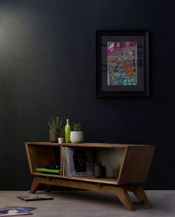 Konk The Zonk Oak 1 5m Industrial Tv Stand Konk The Zonk Oak 1 5m Industrial Tv