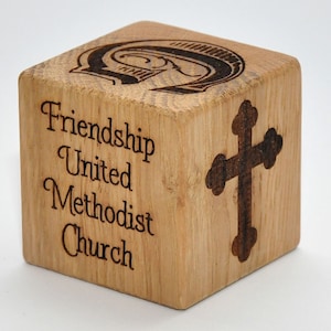 Personalized Wooden Baby Baptism Block Engraved Block Dedication Gift Christening Baby&#39;s Baptism Adoption Gift Religious Ceremony Rustic