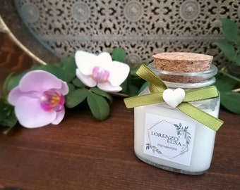 Items Similar To Shabby Lid Cork Candle Wedding Favors