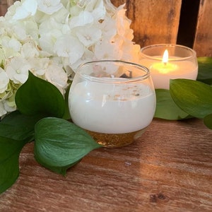 Sfera bomboniera, Matrimonio, candele soia, gel e glitter oro, Idea regalo ospiti, Bomboniere, Bomboniera, Tema gold, Nozze, Candela dorata