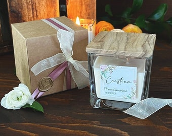 Wedding Favor, Personalized Candle, Soy Wax, Ceremonies, Original Custom Favours, Luxury Present, Elegant Gift, Bride to be, Winter wedding