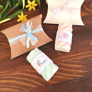 Bomboniera Marshmallow baby, Tavoletta, Cera di soia profumata, primo compleanno, Bimbo, Bimba, Bomboniere, Tart, Profumabiancheria, 1 anno