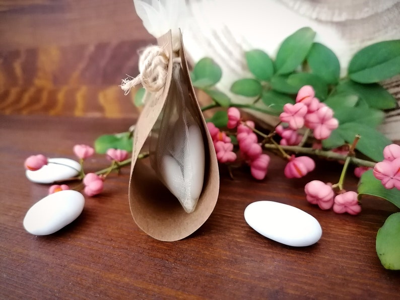 Wedding in Italy Almond confetti Wedding bag Bag confetti Ceremony Event Thank you guest Country chic Bridal shower Confettata