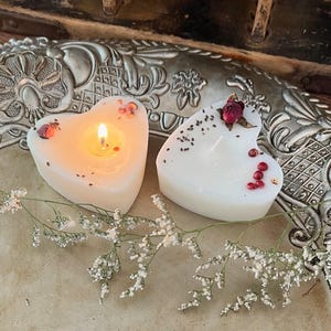 Promo pacchetto Candela Segnaposto cuore, Elegante candelina rosa, Ricordo evento, Tavolo sposi, Promessa Segnaposto, cuori profumati