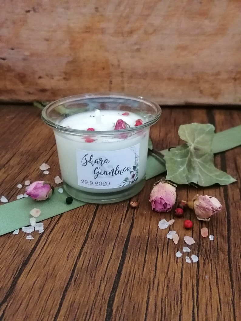 Placeholder Bloom Candle 1oz Dried Roses Flowers Spices Etsy