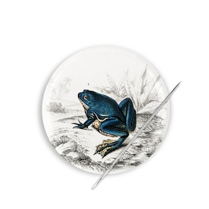 Needle Minder, Frog Needle Keeper, Frog Needle Minder, Cross Stitch Needle Minder, Frog Needle Nanny, Frog Cross Stich