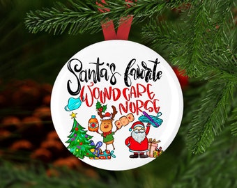 Wound Care Nurse Ornament, Wound Care Nurse Gift, Gift for Wound Care Nurse, Secret Santa Gift