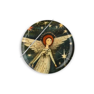 Angel Needle Minder, Angel Needle Magnet, Needle Mind, Needle Keeper, Folk Art Angel Needle Minder