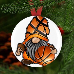 Basketball Ornament, Basketball Christmas Ornament, Basketball Gift, Basketball Stocking Stuffer, Basketball Secret Santa Basketball Team
