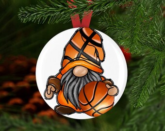 Basketball Ornament, Basketball Christmas Ornament, Basketball Gift, Basketball Stocking Stuffer, Basketball Secret Santa Basketball Team