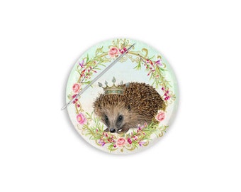 Hedgehog Needle Minder, Hedgehog Needle Keeper, Hedgehog Cross Stitch Accessory, Hedgehog Needle Nanny