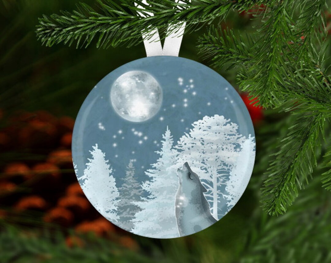 Christmas Ornament Wolf