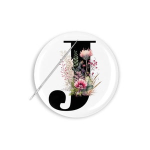 Initial Needle Minder, Letter Needle Nanny, Personalized Needle Nanny, Personalized Needle Minder