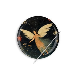 Angel Needle Minder, Angel Needle Magnet, Needle Mind, Needle Keeper, Folk Art Angel Needle Minder