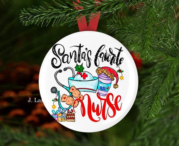 Nurse Ornament, Nurse Gift, Gift for Nurse, Secret Santa Gift, Nurse Christmas Gift