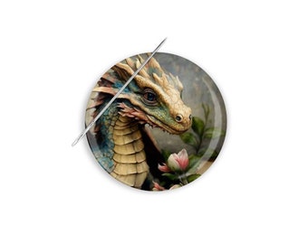 Needle Minder, Needle Keeper, Dragon Needle Minder, Cross Stitch Needle Minder, Dragon Needle Nanny