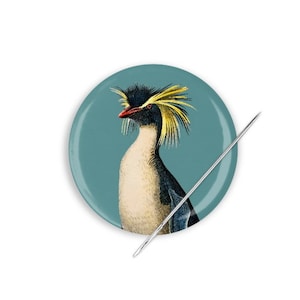 Penguin Needle Minder, Needle Keeper, Needle Minder, Cross Stitch Needle Minder, Penguin Needle Nanny, Penguin Cross Stitch