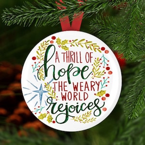 Religious Christmas Ornament, Christmas Ornament, Chruch Gift, Church Christmas Ornament, Sunday School Ornament, Church Ornament