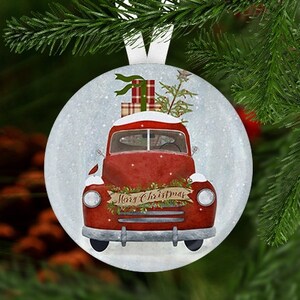 Truck Christmas Ornament, Truck Ornament, Secret Santa Gift, Stocking Stuffer,  Christmas Ornament, Old Truck  Ornament