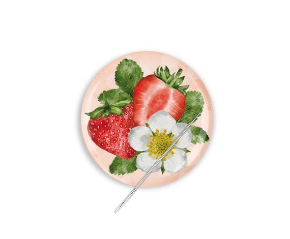 Strawberry Needle Minder, Needleminder, Embroidery Accessory, Gift for  Stitcher, Kawaii Needle Holder, Needle Keeper, Needle Nanny 