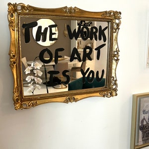 L'opera d'arte sei tu, la tua opera d'arte murale.
