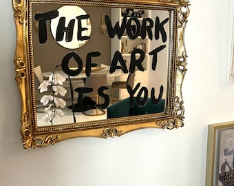 La obra de arte eres tú, arte mural.