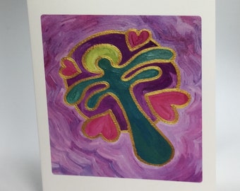 Angelic Dragonfly (size A6 blank card)