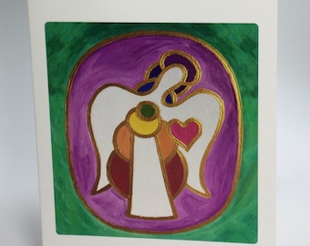 Chakra Healing Angel (Size C5 blank card)