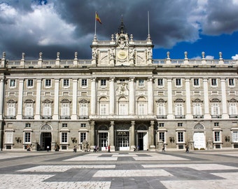 Stormy Skies at Madrid's Royal Palace | Spain Photography