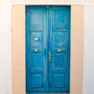 Blue Door in Oia, Santorini | Greece Photography
