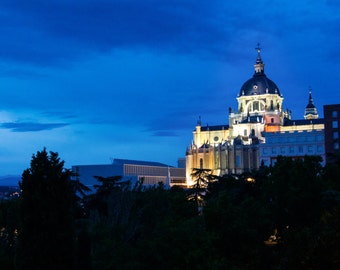 Madrid at Blue Hour | Spain Photography