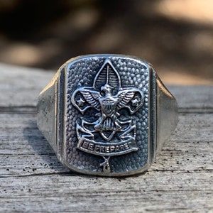 Sterling silver ring girl scout - Etsy 日本