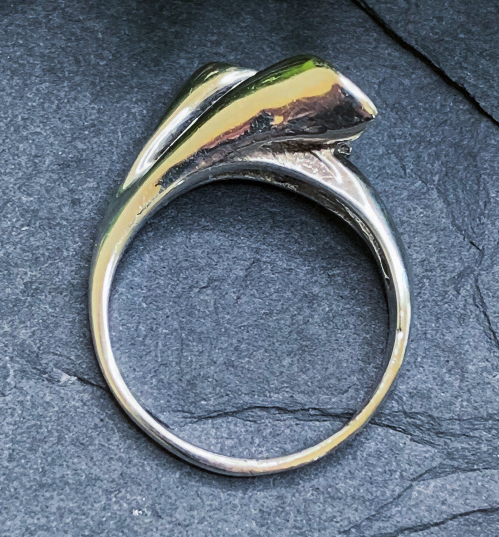 Vintage Sterling Silver Calla Lily Ring Size 7/ Vintage