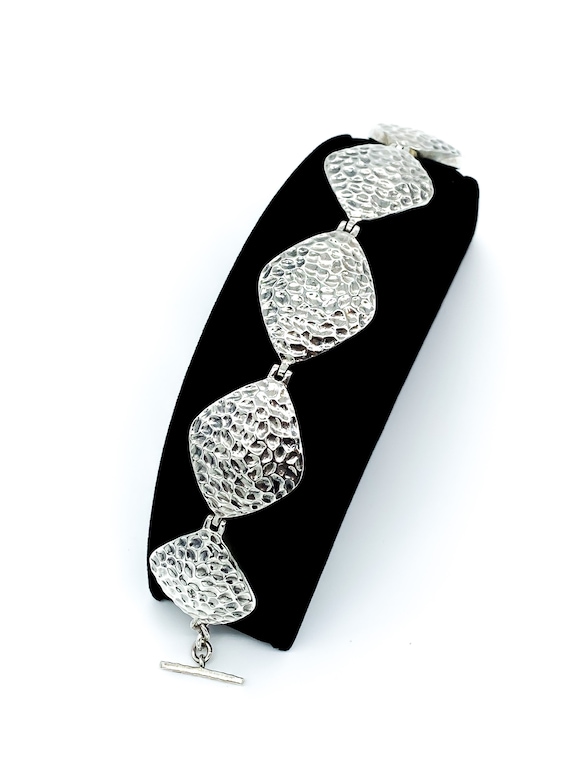 ヴィンテージ ラインモダニストカフブレスレット シルバー925 メキシコ