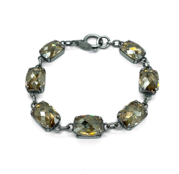 Buy Vintage Catherine France Popesco Silver Tone Citrine Paste 