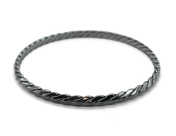 アクセサリー TIFFANY&Co. vintage twist bangle Vintage Tiffany & Co NYC Sterling Silver Cable Twist Bangle