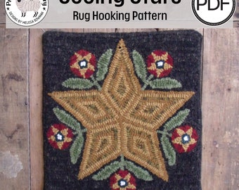 Seeing Stars PDF/Digital Rug Hooking Pattern