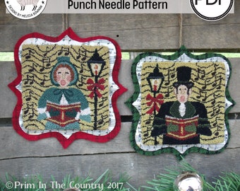 A Caroling We Go PDF/Digital Punch Needle Pattern