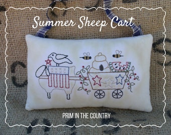 Summer Sheep Cart PDF/Digital Pattern