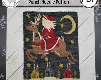 Midnight Ride PDF/digital Punch Needle Pattern