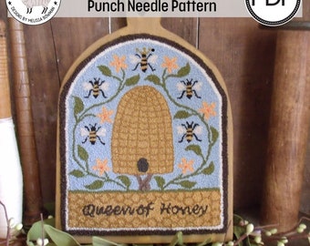 Queen of Honey PDF/Digital Punch Needle Pattern