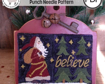 Believe PDF/Digital Punch Needle Pattern