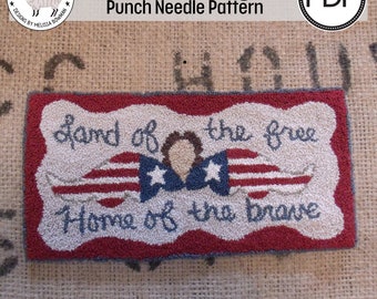 Freedom Angel PDF/Digital Punch Needle Pattern