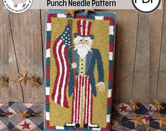 America's Uncle PDF/Digital Punch Needle Pattern