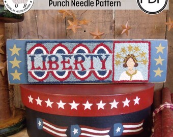 Liberty PDF/Digital Punch Needle Pattern