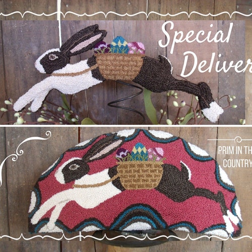 Holly & Candy Canes Pdf/digital Punch Needle Pattern Etsy