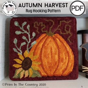 Autumn Harvest PDF/Digital Rug Hooking Pattern